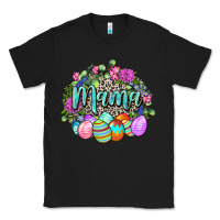 Black Easter Mama Happy Easter Day Classic Tee - CowGirlArtShop