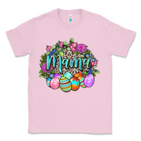 Bubblegum Pink Easter Mama Happy Easter Day Classic Tee - CowGirlArtShop