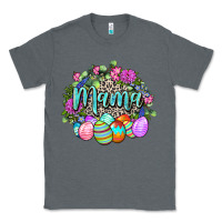Charcoal Heather Easter Mama Happy Easter Day Classic Tee - CowGirlArtShop
