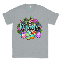 Heather Grey Easter Mama Happy Easter Day Classic Tee - CowGirlArtShop