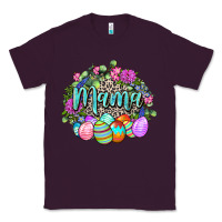Plum Easter Mama Happy Easter Day Classic Tee - CowGirlArtShop