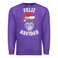 Mexican Christmas Sugar Skull Feliz Navidad Spanish Speaking Xmas Gift Premium Sweatshirt | Teevron