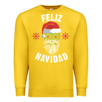 Lemon mexican christmas sugar skull feliz navidad spanish speaking xmas gift Premium Sweatshirt - linhVisuals