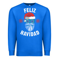 True Royal mexican christmas sugar skull feliz navidad spanish speaking xmas gift Premium Sweatshirt - linhVisuals