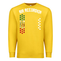 Lemon mexican flag air accordion music instrument lover gift Premium Sweatshirt - linhVisuals