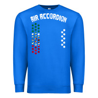 True Royal mexican flag air accordion music instrument lover gift Premium Sweatshirt - linhVisuals