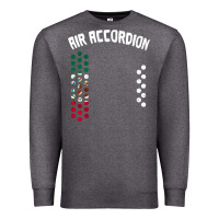 Charcoal Heather mexican flag air accordion music instrument lover gift Premium Sweatshirt - linhVisuals
