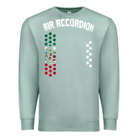 Seafoam mexican flag air accordion music instrument lover gift Premium Sweatshirt - linhVisuals
