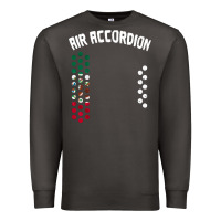 Smoke mexican flag air accordion music instrument lover gift Premium Sweatshirt - linhVisuals