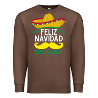 Chestnut mexicans say feliz navidad bitchahos funny merry christmas sombrero Premium Sweatshirt - linhVisuals