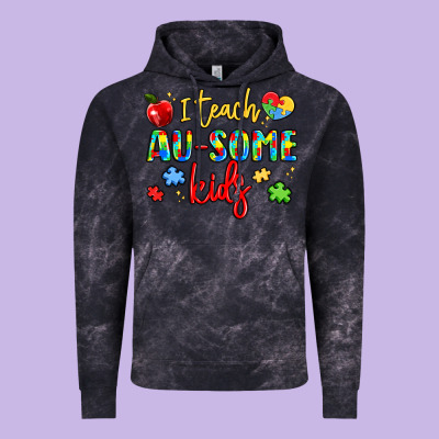 I Teach Au Some Kids Vintage Hoodie Designed By Lillyallendesigns