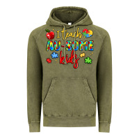 Vintage Olive i teach au some kids Vintage Hoodie - LillyAllenDesigns