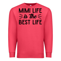 Cardinal mimi life is the best life blessed grandma mom cute gift Premium Sweatshirt - linhVisuals
