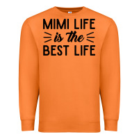 Carrot mimi life is the best life blessed grandma mom cute gift Premium Sweatshirt - linhVisuals