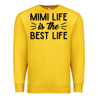 Lemon mimi life is the best life blessed grandma mom cute gift Premium Sweatshirt - linhVisuals