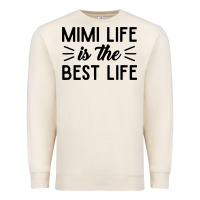 Sandshell mimi life is the best life blessed grandma mom cute gift Premium Sweatshirt - linhVisuals