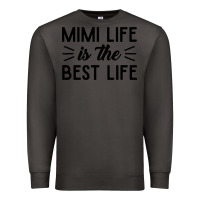 Smoke mimi life is the best life blessed grandma mom cute gift Premium Sweatshirt - linhVisuals