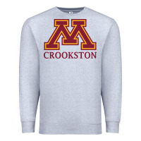 Heather Grey minnesota crookston, apparel Premium Sweatshirt - linhVisuals