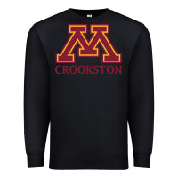 Black minnesota crookston, apparel Premium Sweatshirt - linhVisuals