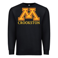 Black minnesota crookston, apparel Premium Sweatshirt - linhVisuals
