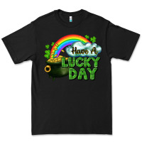 Black Have a lucky day Premium Tee - CowGirlArtShop