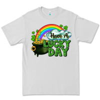 Dove Grey Have a lucky day Premium Tee - CowGirlArtShop