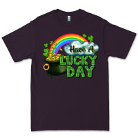 Plum Have a lucky day Premium Tee - CowGirlArtShop