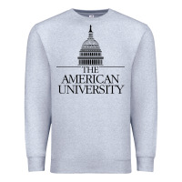 Heather Grey american university Premium Sweatshirt - linhVisuals