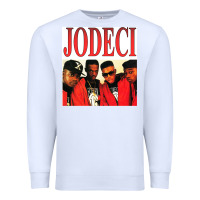 White jodeci Premium Sweatshirt - linhVisuals