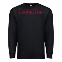 Black University of Minnesota Crookston, apparel Premium Sweatshirt - linhVisuals