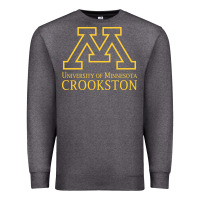 Charcoal Heather university of minnesota  crookston, Gear Premium Sweatshirt - linhVisuals