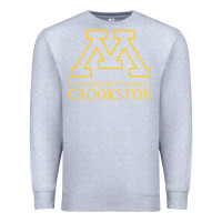 Heather Grey university of minnesota  crookston, Gear Premium Sweatshirt - linhVisuals