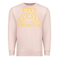 Pale Pink university of minnesota  crookston, Gear Premium Sweatshirt - linhVisuals