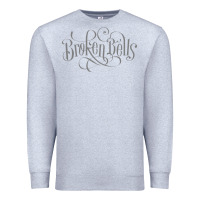 Heather Grey broken bells Premium Sweatshirt - linhVisuals