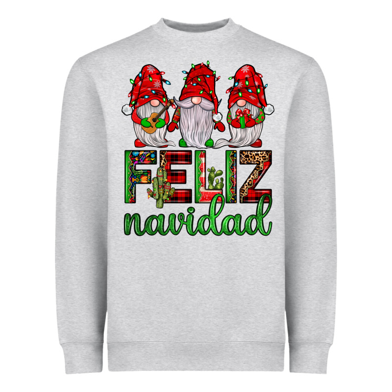 Feliz Navidad Gnomies Heavyweight Sweatshirt by JahusDesignShop | Teevron