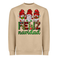 Mushroom feliz navidad gnomies Heavyweight Sweatshirt - JahusDesignShop
