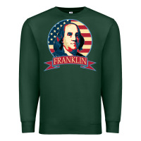 Sports Green benjamin franklin Premium Sweatshirt - linhVisuals