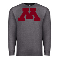 Charcoal Heather university of minnesota, Apparel Premium Sweatshirt - linhVisuals