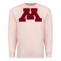 Pale Pink university of minnesota, Apparel Premium Sweatshirt - linhVisuals