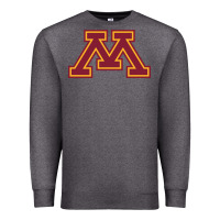 Charcoal Heather university of minnesota, Apparel Premium Sweatshirt - linhVisuals