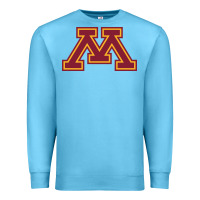 Ocean Blue university of minnesota, Apparel Premium Sweatshirt - linhVisuals
