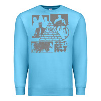 Ocean Blue gurps illuminati classic Premium Sweatshirt - linhVisuals