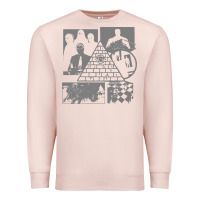 Pale Pink gurps illuminati classic Premium Sweatshirt - linhVisuals