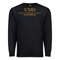 Black University of Minnesota Duluth., Apparel Premium Sweatshirt - linhVisuals