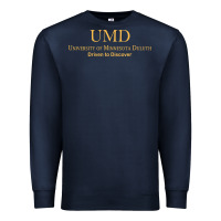 Navy University of Minnesota Duluth., Apparel Premium Sweatshirt - linhVisuals