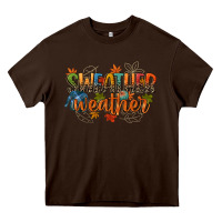 Chocolate Brown sweather weather Heavy Core Tee - CowGirlArtShop