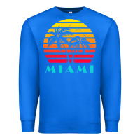 True Royal miami 80s sunset Premium Sweatshirt - linhVisuals