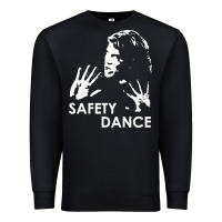 Black safety dance Premium Sweatshirt - linhVisuals
