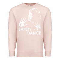 Pale Pink safety dance Premium Sweatshirt - linhVisuals