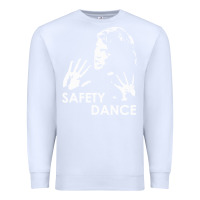 White safety dance Premium Sweatshirt - linhVisuals